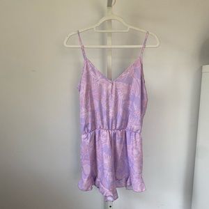 Pink Lily Romper